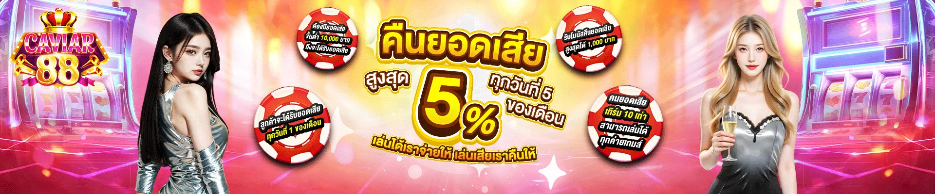 บริการเดิมพัน CAVIAR88 สล็อต บาคาร่า กีฬา หวย ครบจบที่เดียว